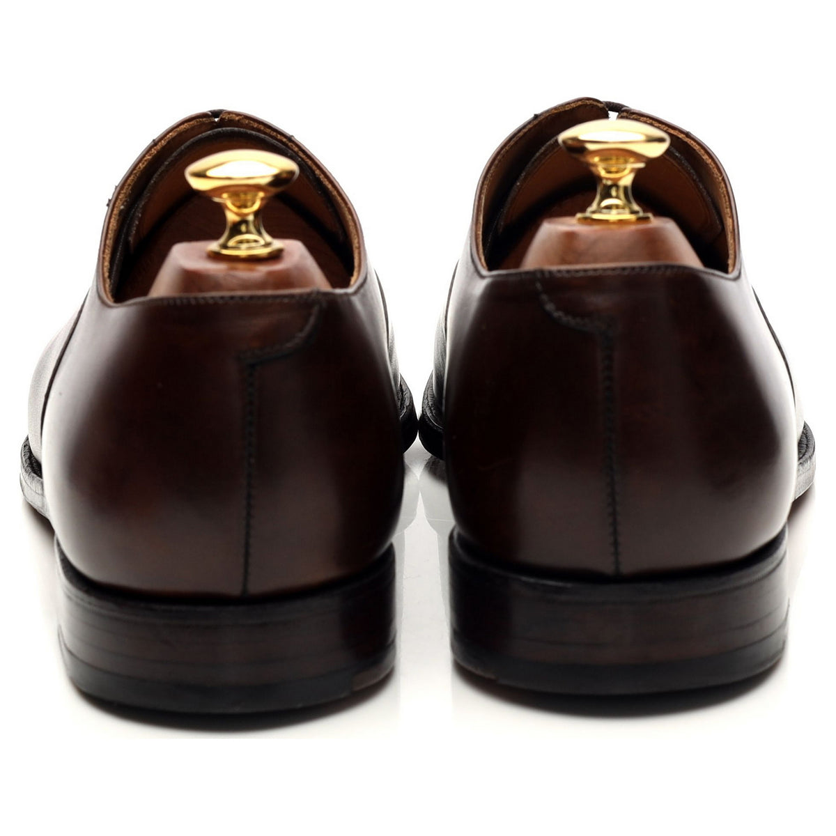 &#39;Connaught&#39; Brown Leather Oxford UK 9 E