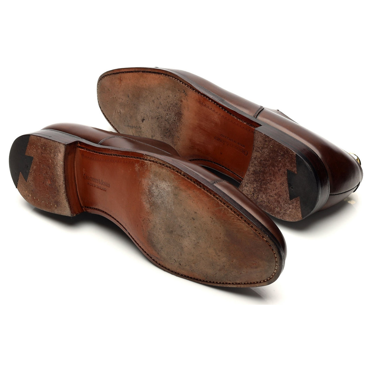 &#39;Connaught&#39; Brown Leather Oxford UK 9 E