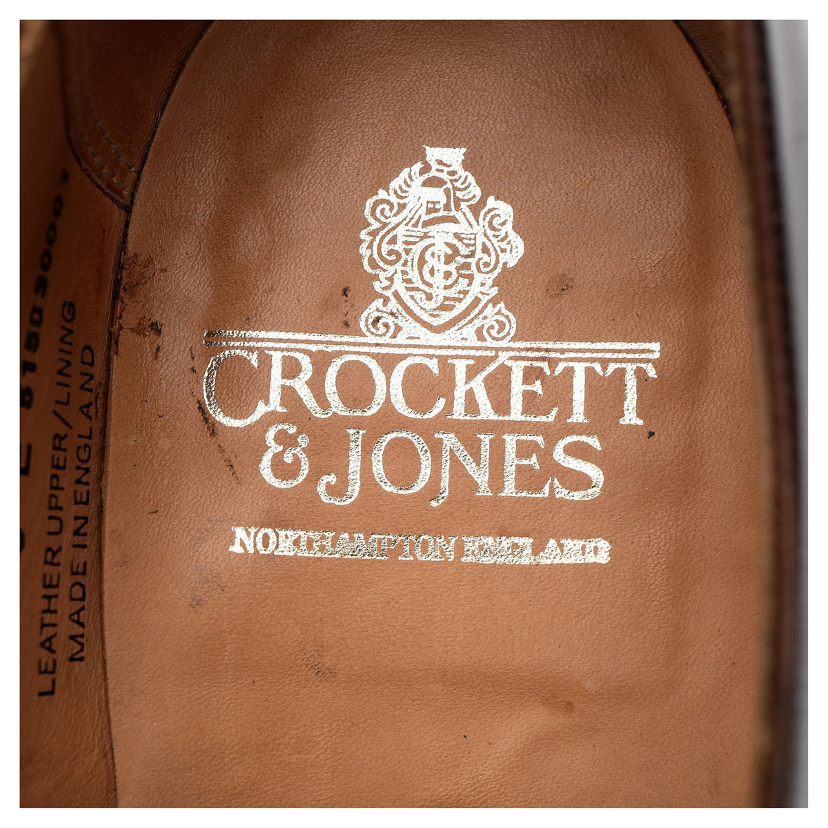 &#39;Connaught&#39; Brown Leather Oxford UK 9 E