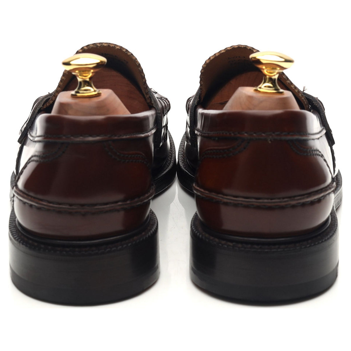 &#39;Willenhall&#39; Brown Leather Loafers UK 9 G