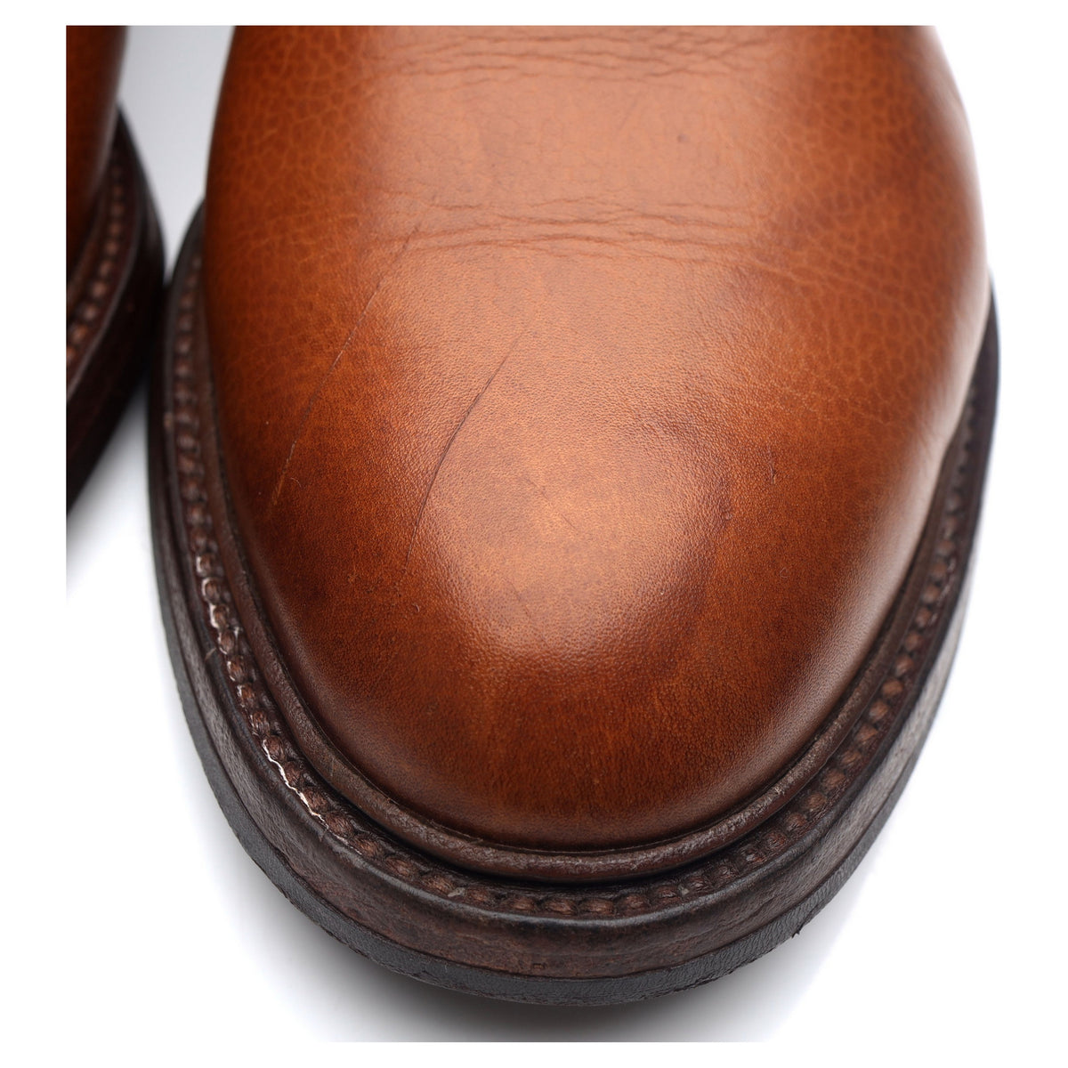 &#39;Grasmere&#39; Tan Brown Leather Derby UK 7.5 E