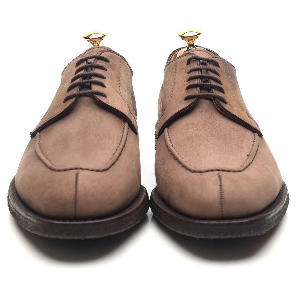 &#39;Earl&#39; Light Brown Nubuck Suede Derby UK 10.5 F