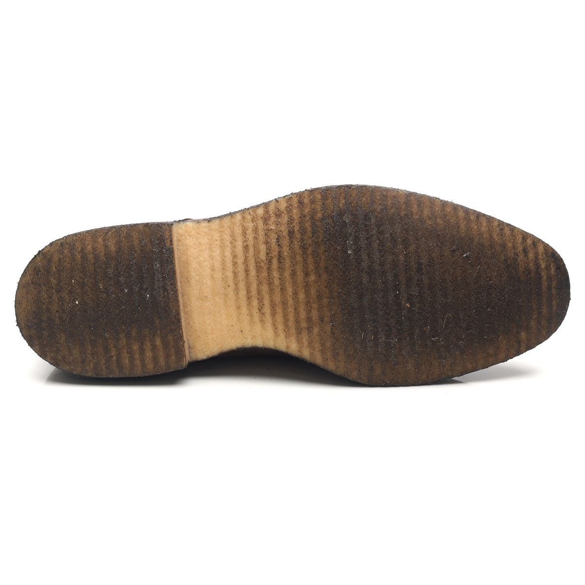 &#39;Earl&#39; Light Brown Nubuck Suede Derby UK 10.5 F
