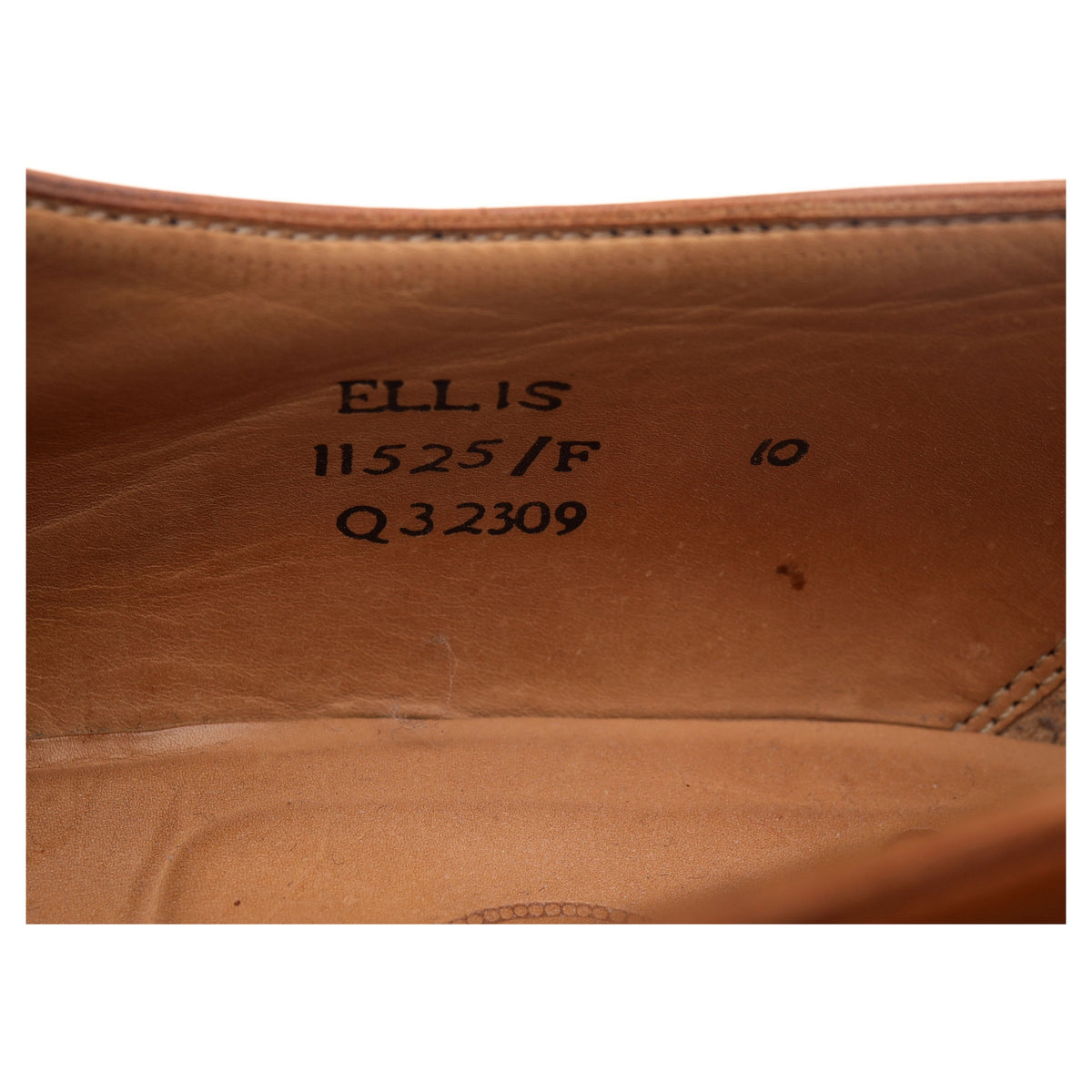 &#39;Ellis&#39; Tan Brown Leather Loafers UK 10 F
