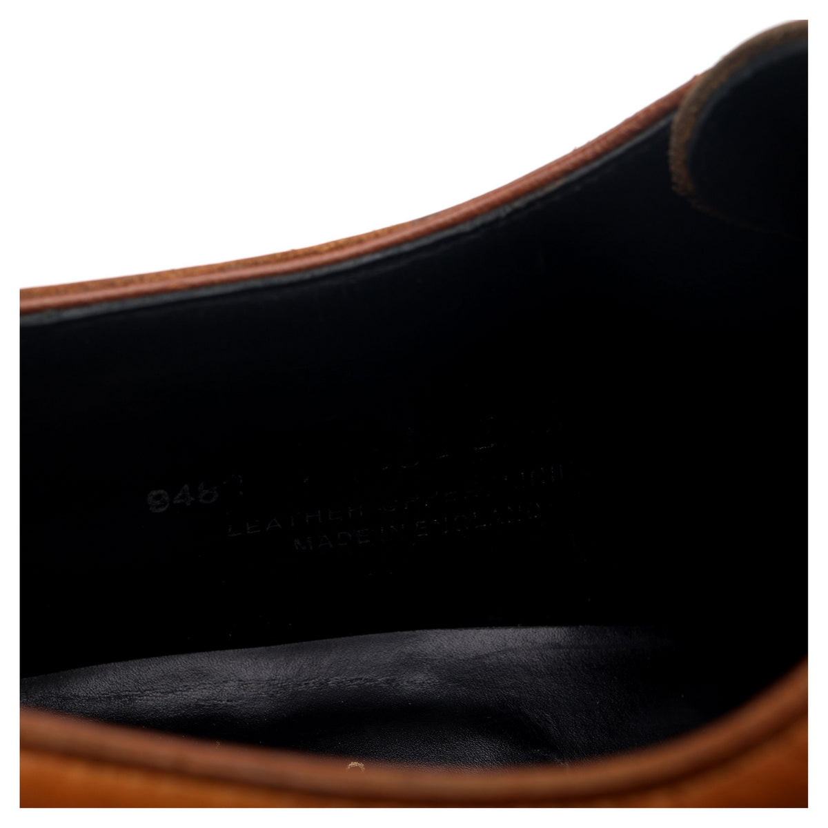 Tan Brown Leather Apron Derby UK 10.5 E