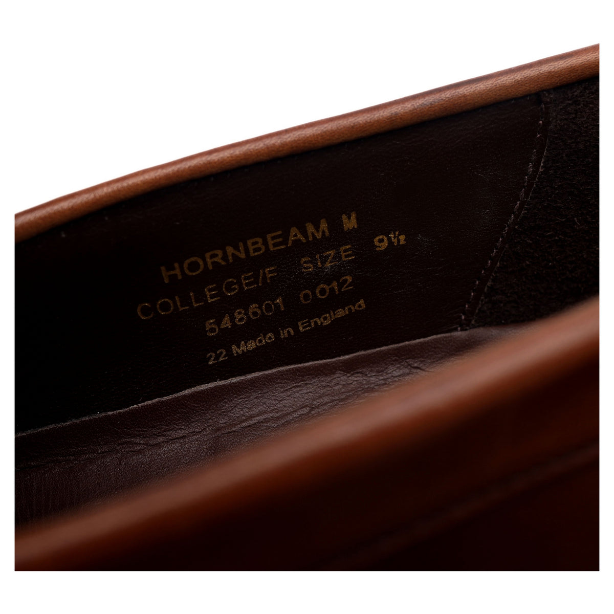 1880 &#39;Hornbeam&#39; Brown Leather Loafers UK 9.5 F