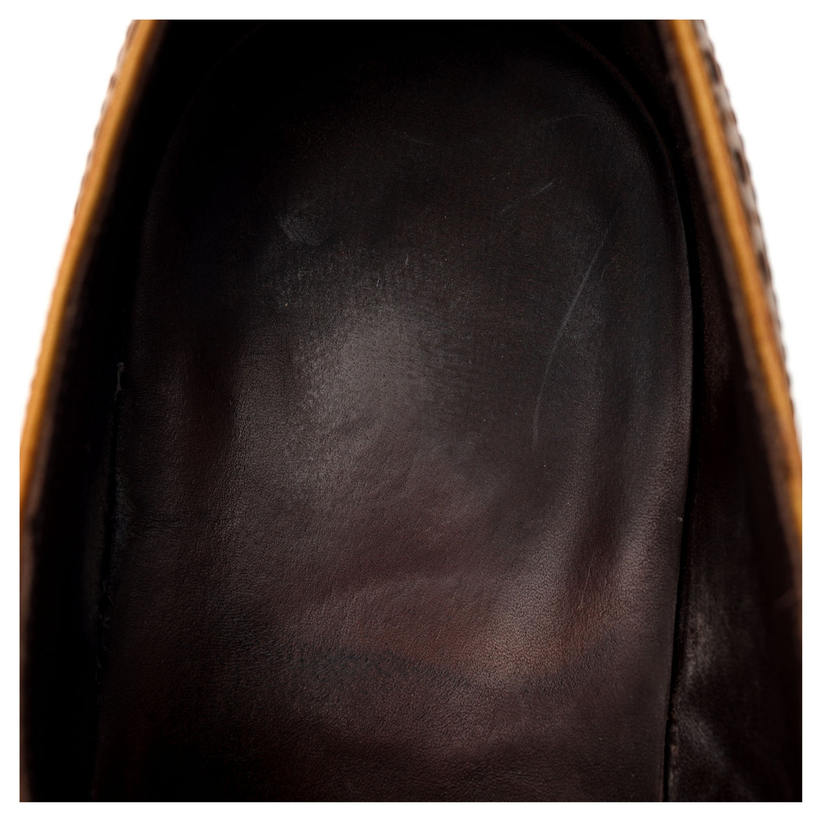 1880 &#39;Edward&#39; Tan Brown Leather Oxford Brogues UK 10.5 G