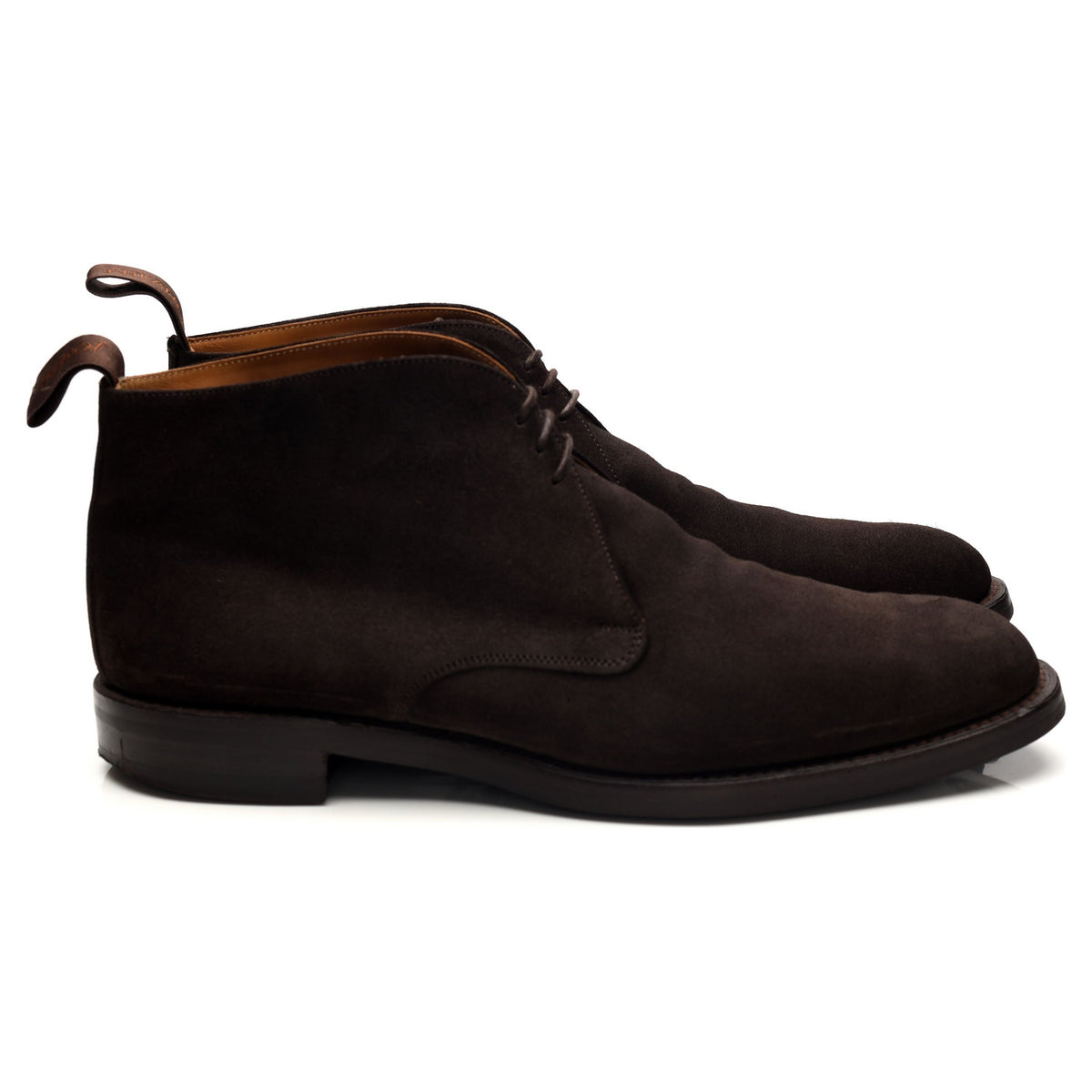 &#39;Jackie lll&#39; Dark Brown Suede Chukka Boots UK 10 F