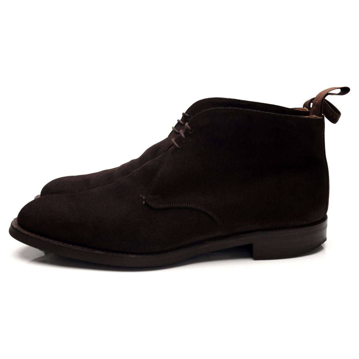 &#39;Jackie lll&#39; Dark Brown Suede Chukka Boots UK 10 F