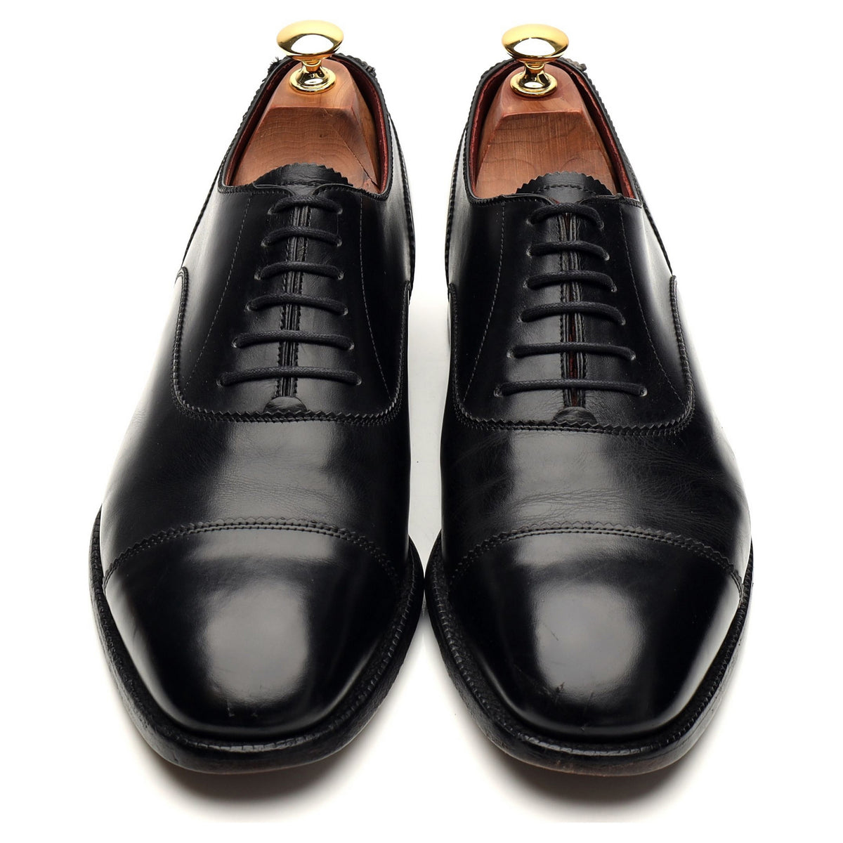 Masterclass &#39;Stevenson&#39; Black Leather Oxford UK 9 F