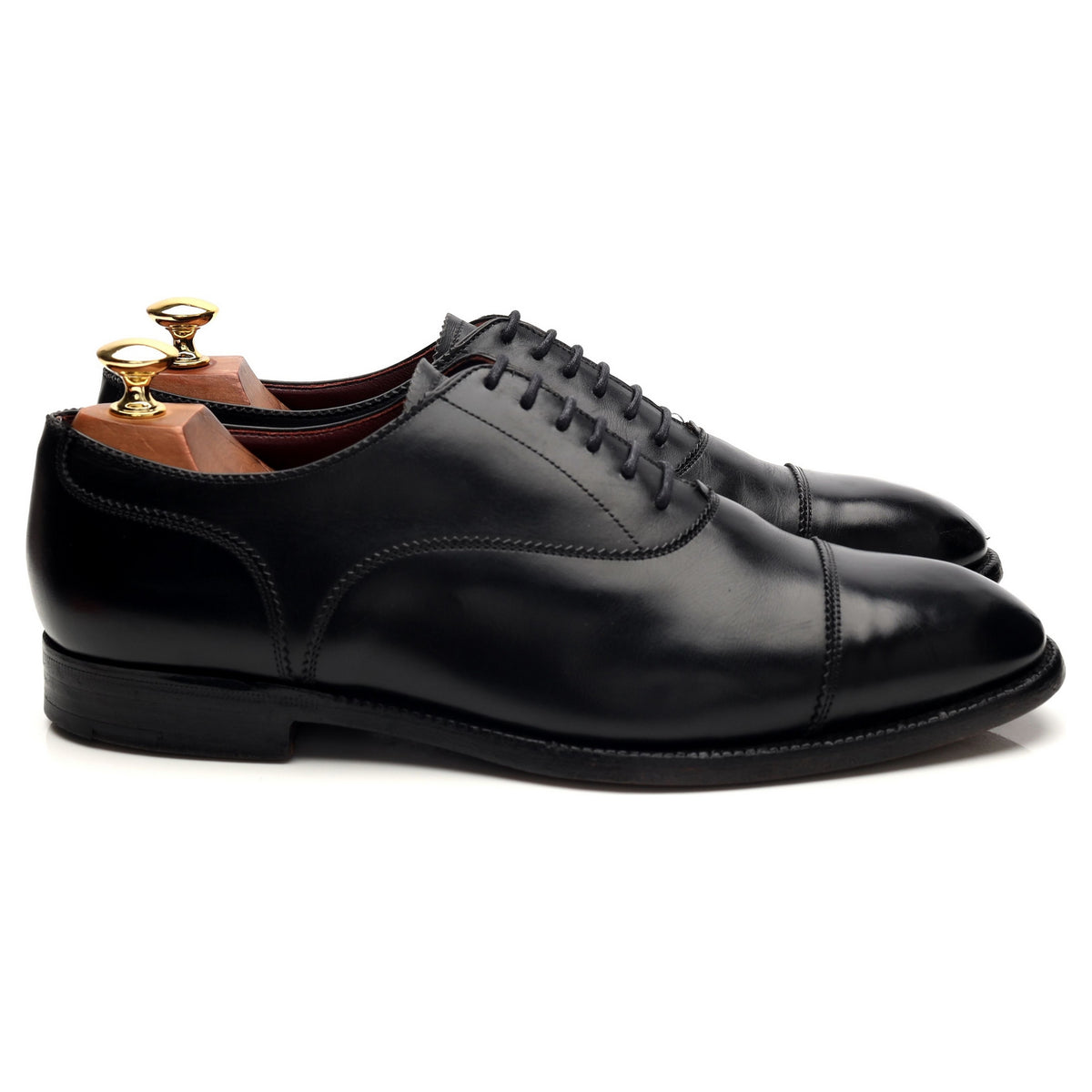 Masterclass &#39;Stevenson&#39; Black Leather Oxford UK 9 F
