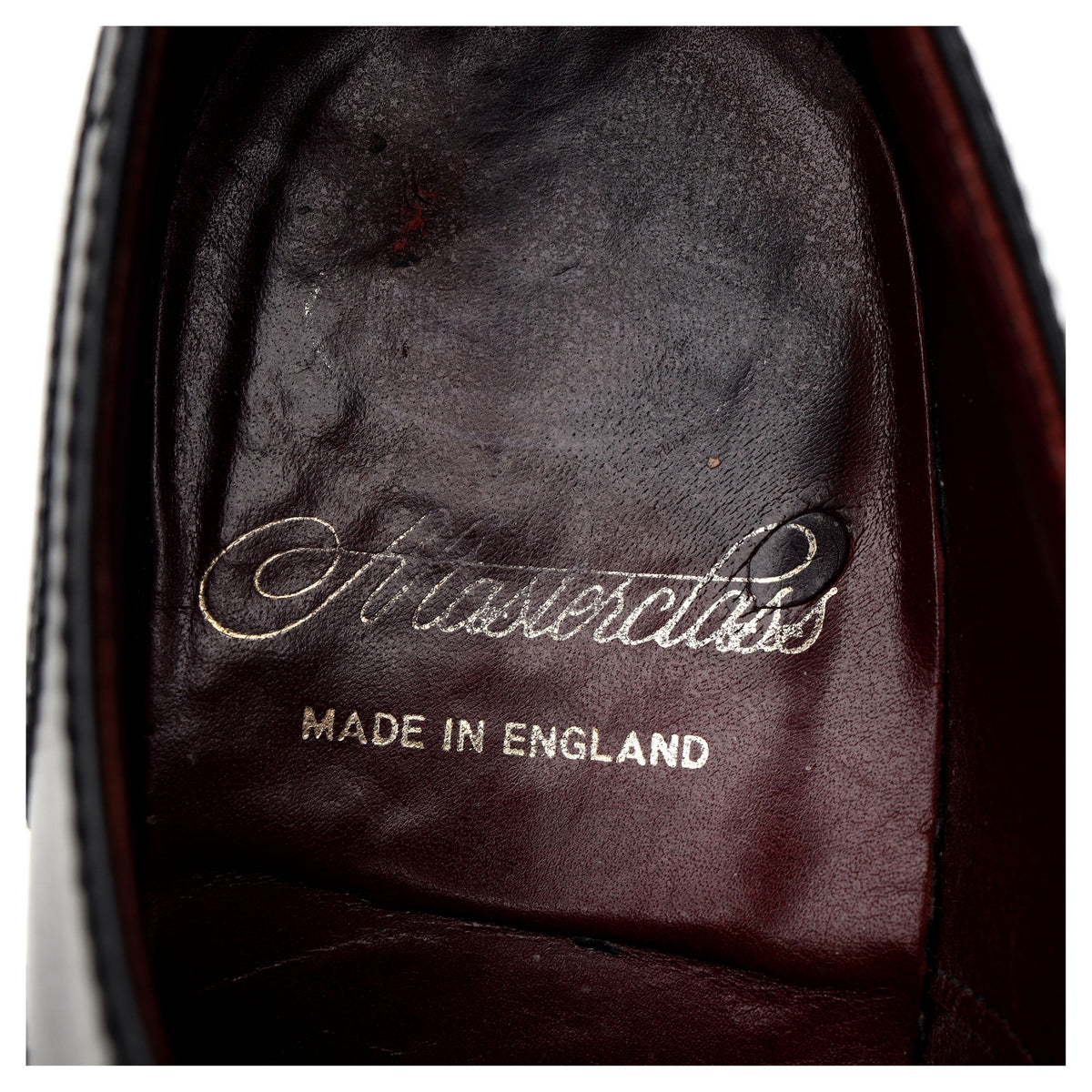 Masterclass &#39;Stevenson&#39; Black Leather Oxford UK 9 F