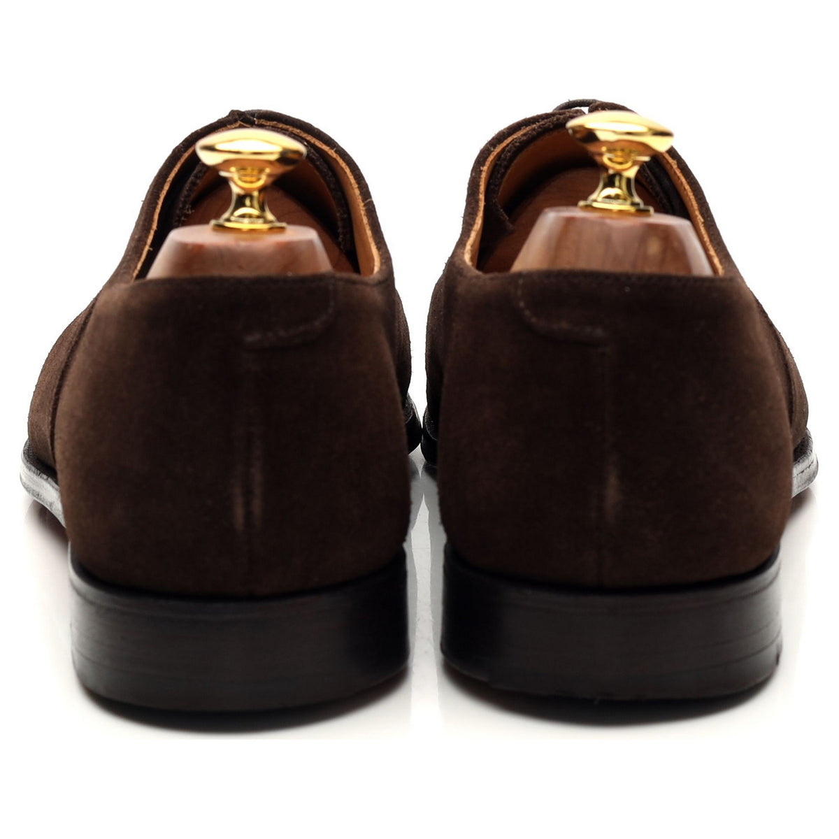 Anglo Italian &#39;Burlington&#39; Dark Brown Suede Oxford UK 10 E