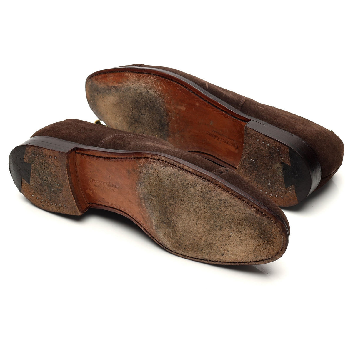 Anglo Italian &#39;Burlington&#39; Dark Brown Suede Oxford UK 10 E