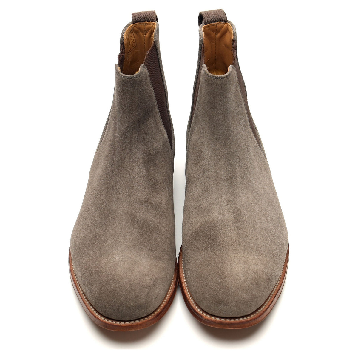 &#39;Declan&#39; Grey Suede Chelsea Boots UK 9 F