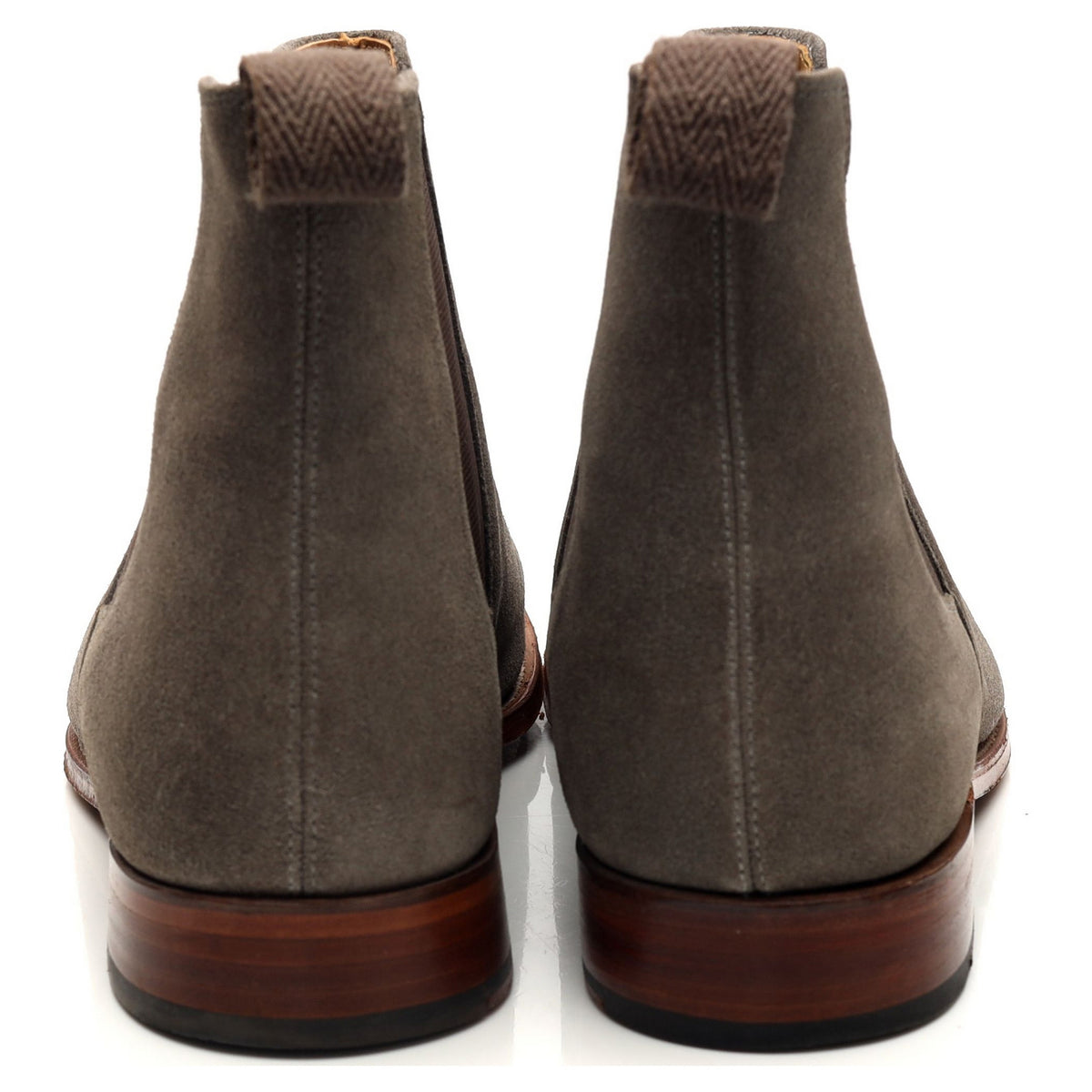 &#39;Declan&#39; Grey Suede Chelsea Boots UK 9 F
