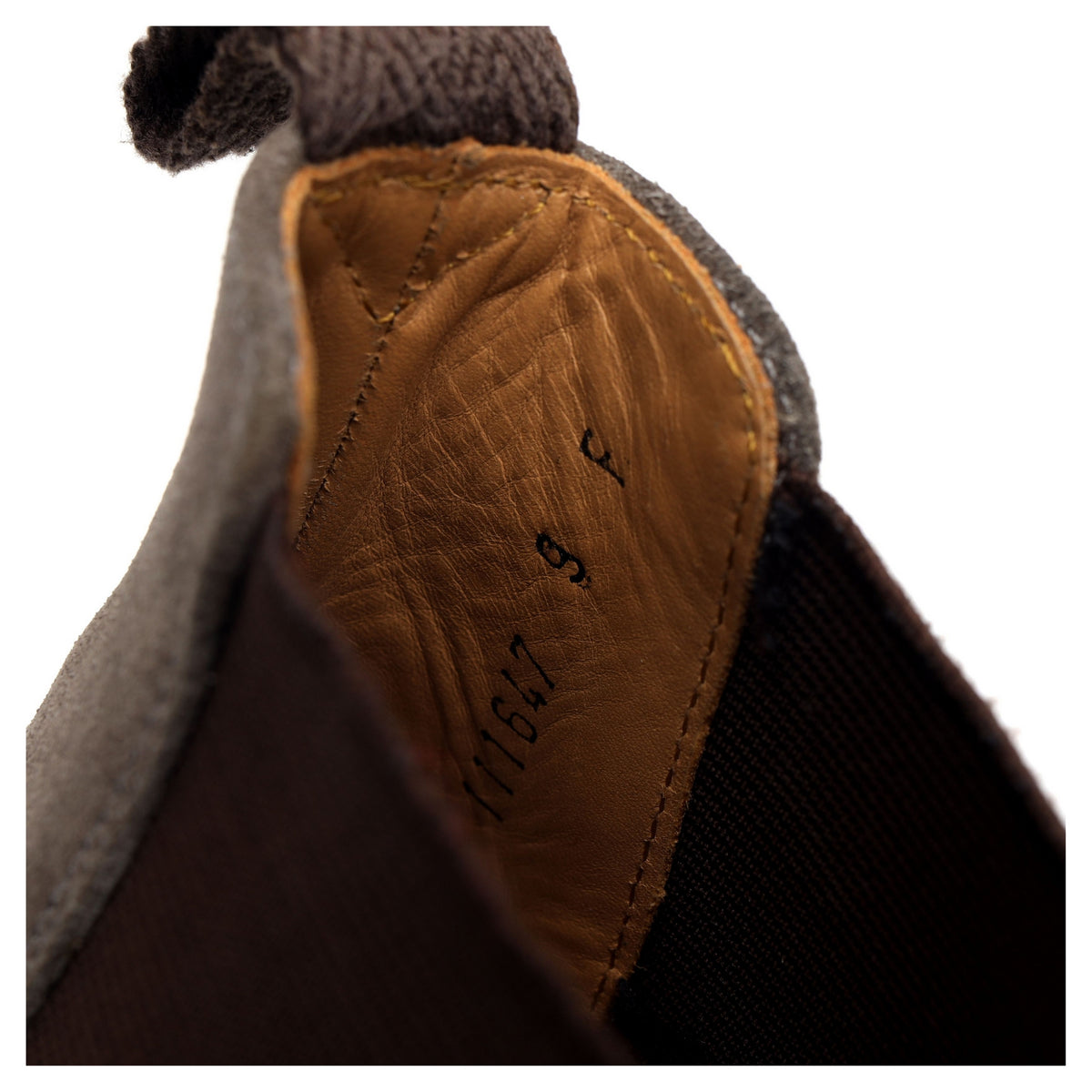 &#39;Declan&#39; Grey Suede Chelsea Boots UK 9 F