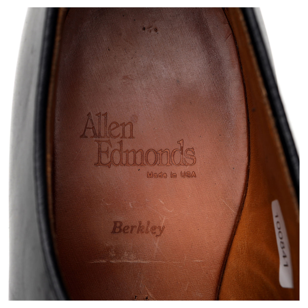 &#39;Berkley&#39; Black Leather Derby UK 10 US 11 D