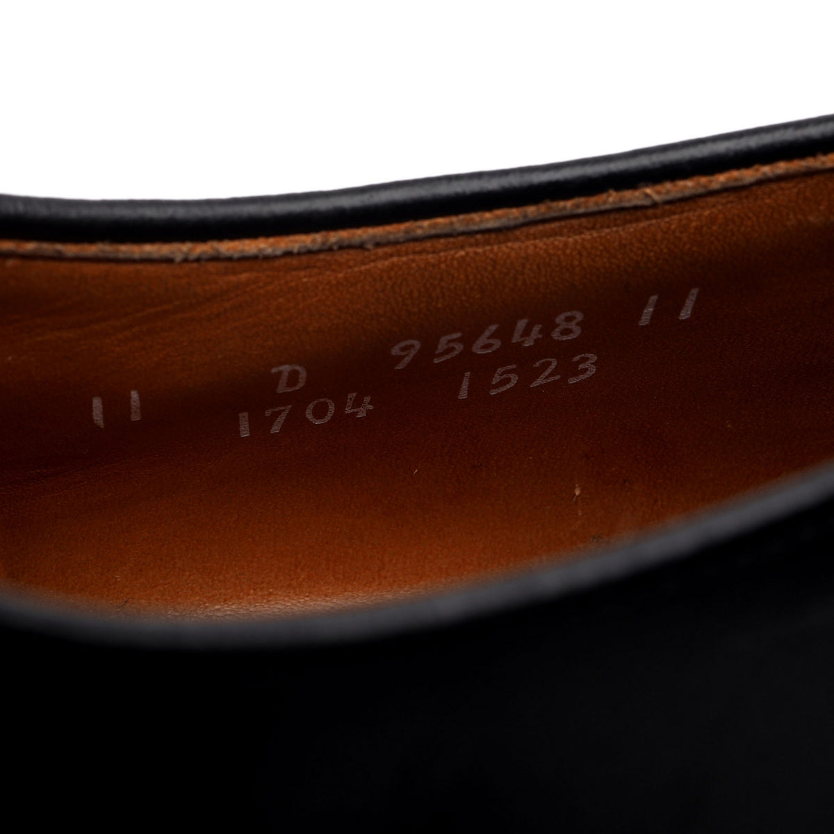 &#39;Berkley&#39; Black Leather Derby UK 10 US 11 D