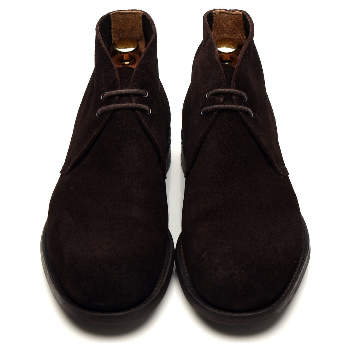 &#39;Sahara&#39; Dark Brown Suede Chukka Boots UK 7 F