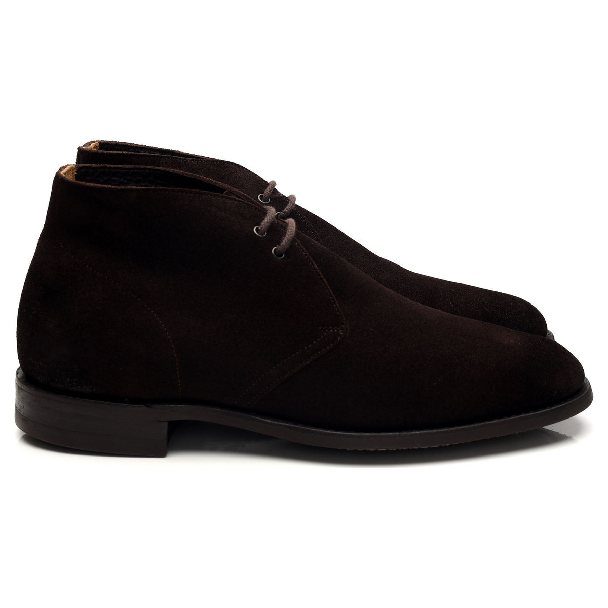 &#39;Sahara&#39; Dark Brown Suede Chukka Boots UK 7 F