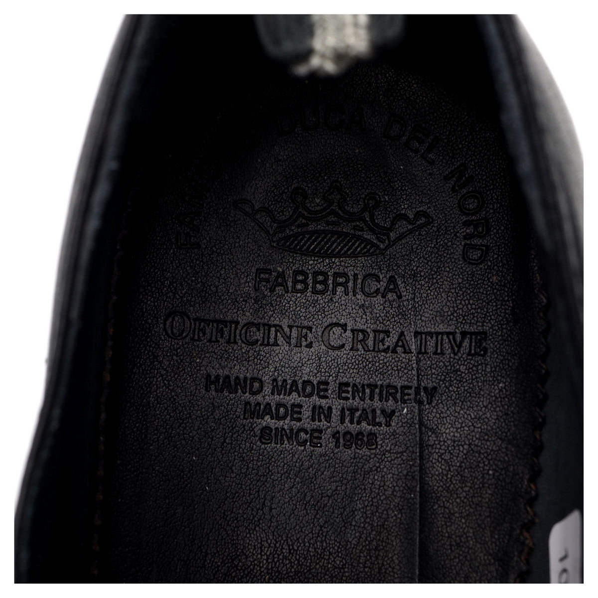 &#39;Chronicle 026&#39; Black Leather Loafers UK 5 EU 39