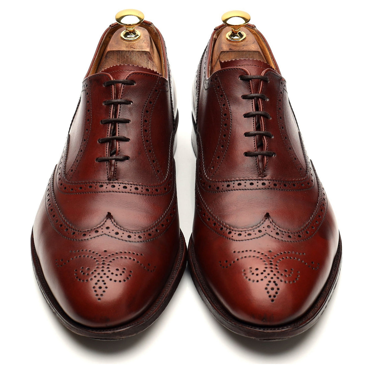 &#39;700537&#39; Tan Brown Leather Oxford Brogues UK 11 E