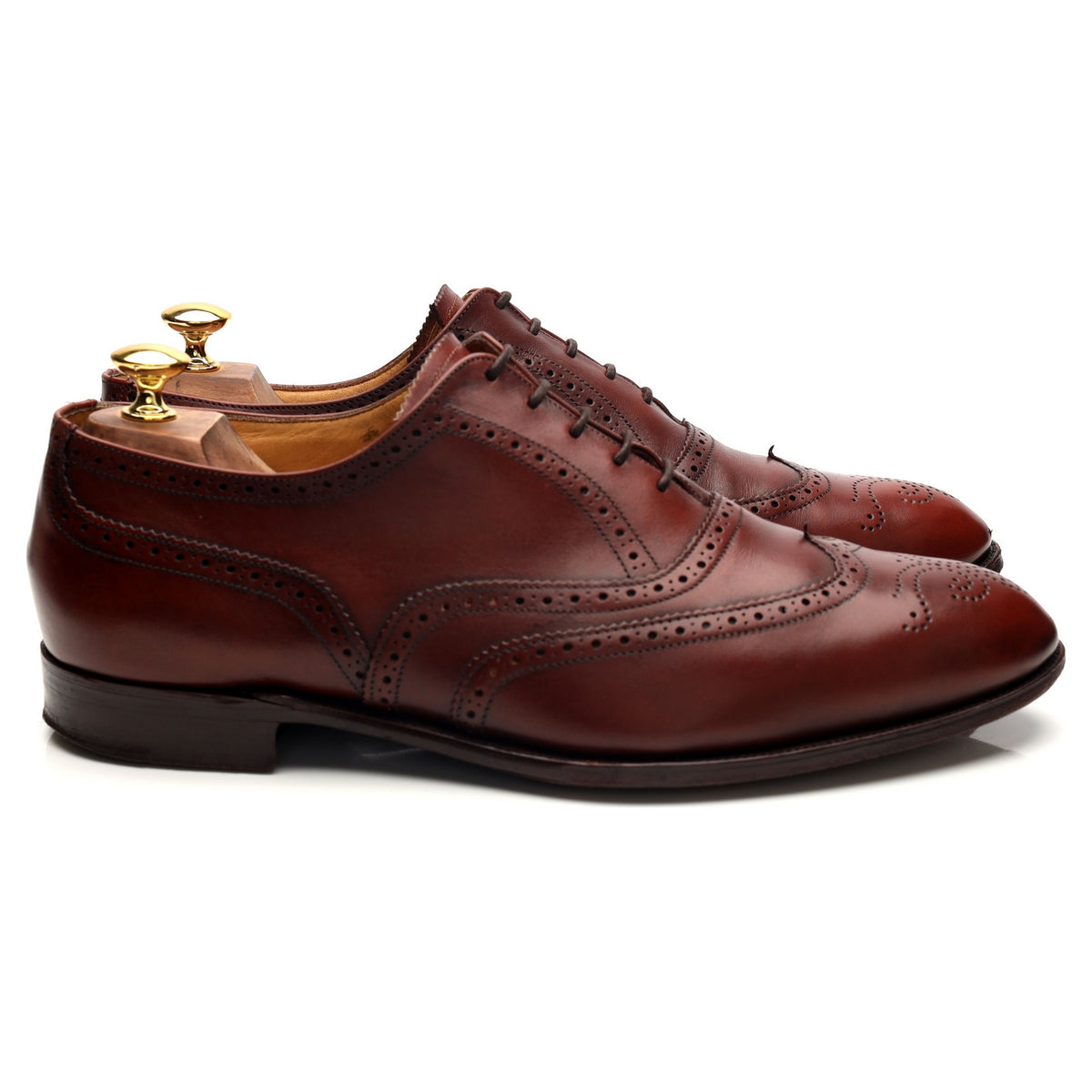 &#39;700537&#39; Tan Brown Leather Oxford Brogues UK 11 E