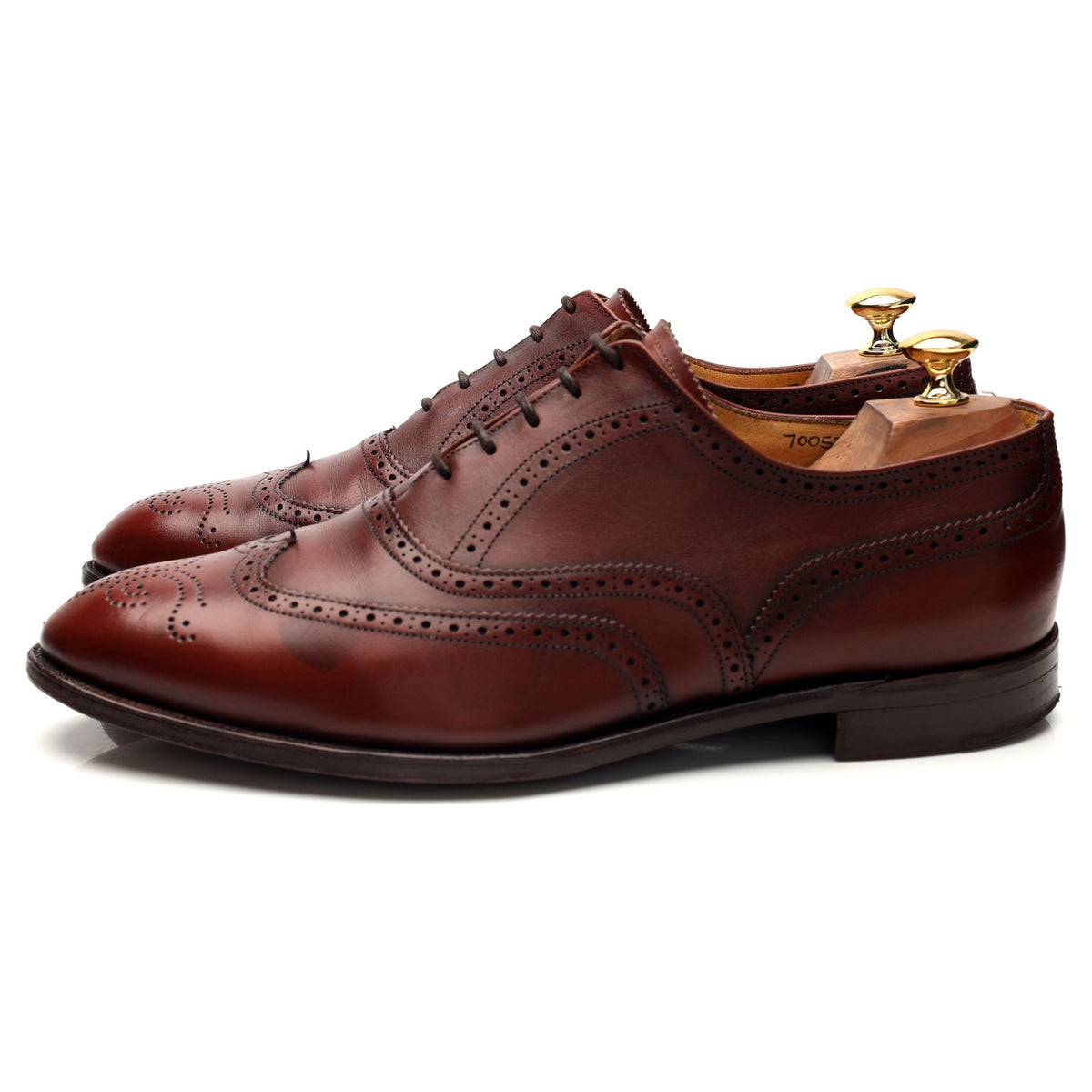 &#39;700537&#39; Tan Brown Leather Oxford Brogues UK 11 E