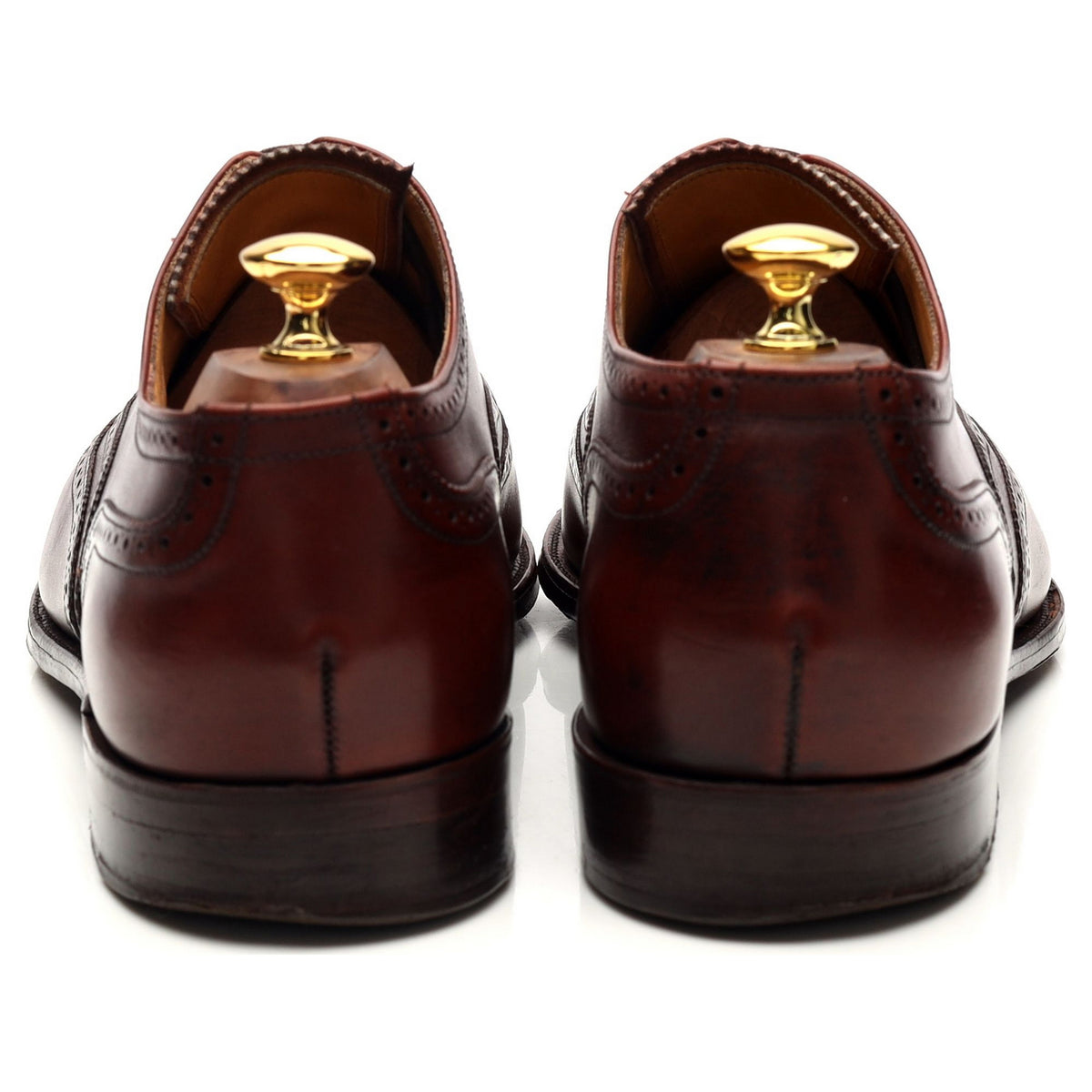 &#39;700537&#39; Tan Brown Leather Oxford Brogues UK 11 E