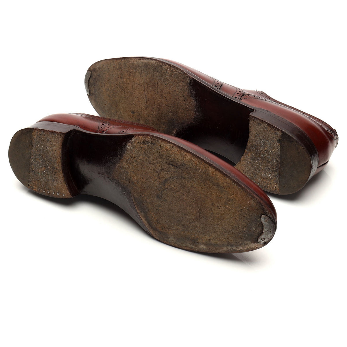 &#39;700537&#39; Tan Brown Leather Oxford Brogues UK 11 E
