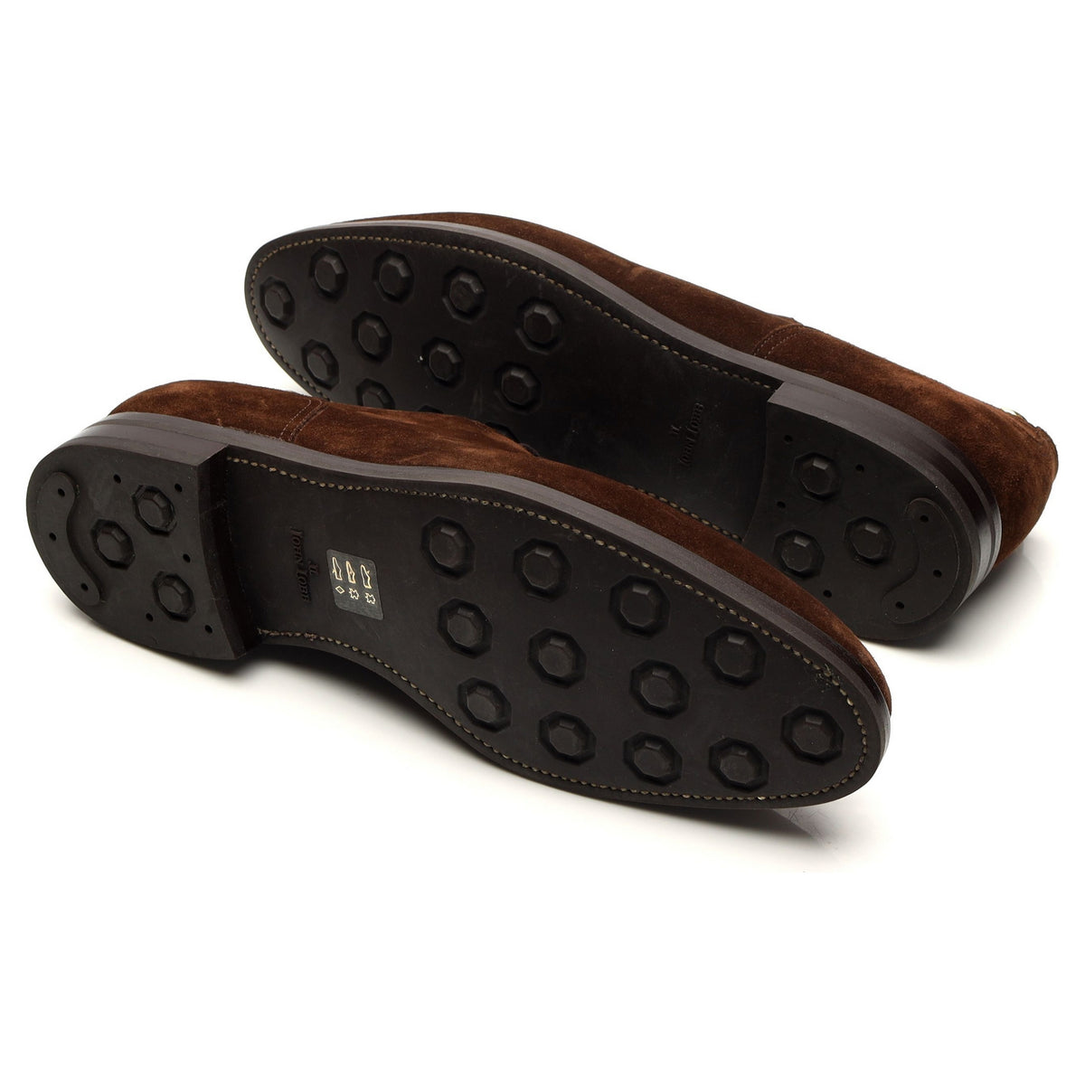 &#39;Chambord ll&#39; Dark Brown Suede Split Toe Derby UK 10 E