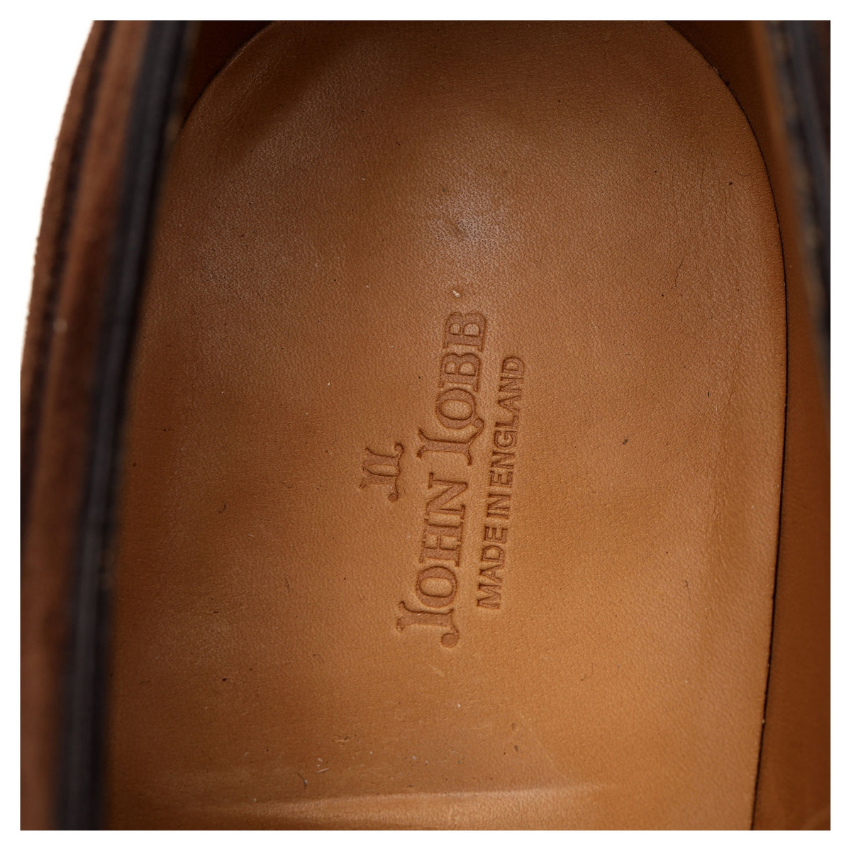 &#39;Chambord ll&#39; Dark Brown Suede Split Toe Derby UK 10 E