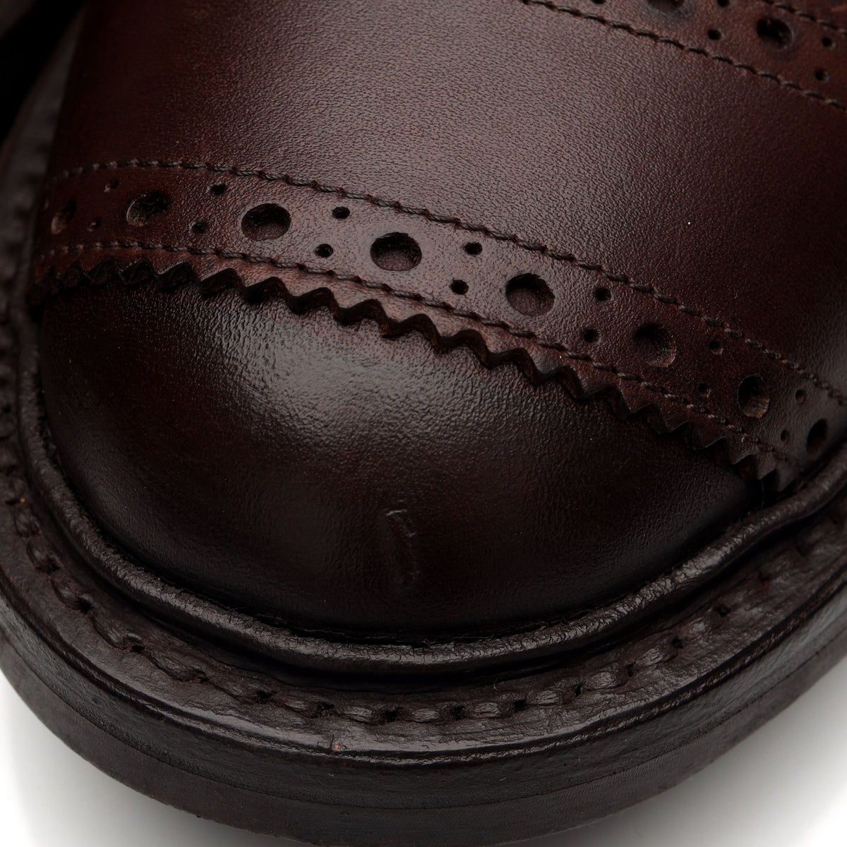 &#39;7997&#39; Dark Brown Leather Shearling Boots UK 7