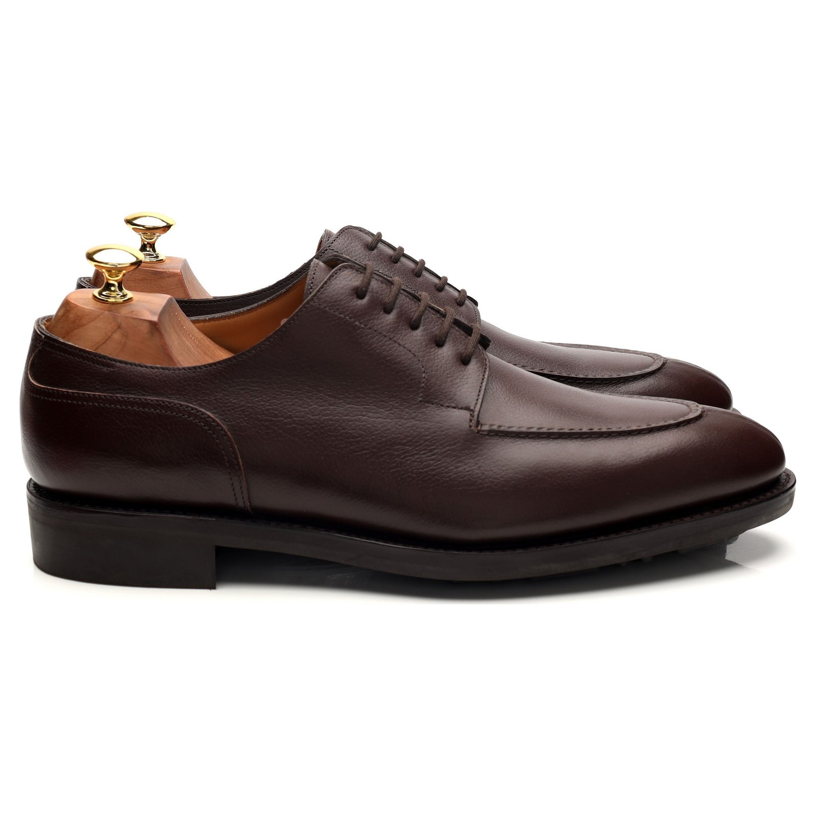 靴 JOHN LOBB BORDOR UK7E 8896 John Lobb Bordor Black Calfskin Split Toe U-Tip Derby