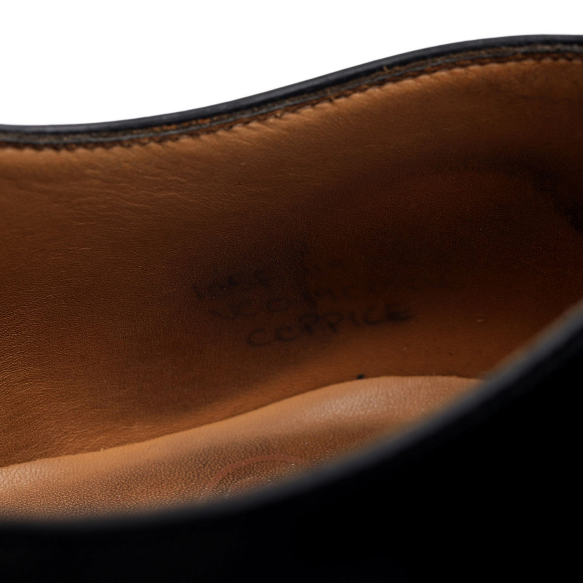 &#39;Coppice&#39; Black Leather Oxford UK 10.5 F