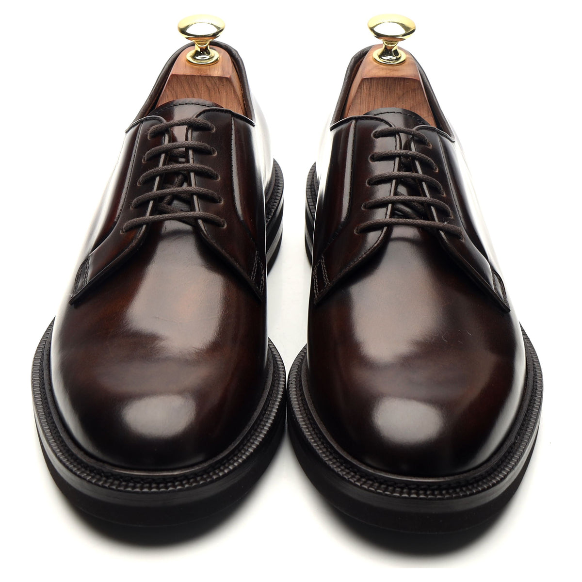 Dark Brown Leather Derby EU 41 UK 7