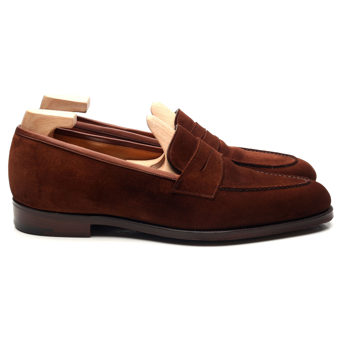 &#39;Chadwick&#39; Brown Suede Loafers UK 7.5 F