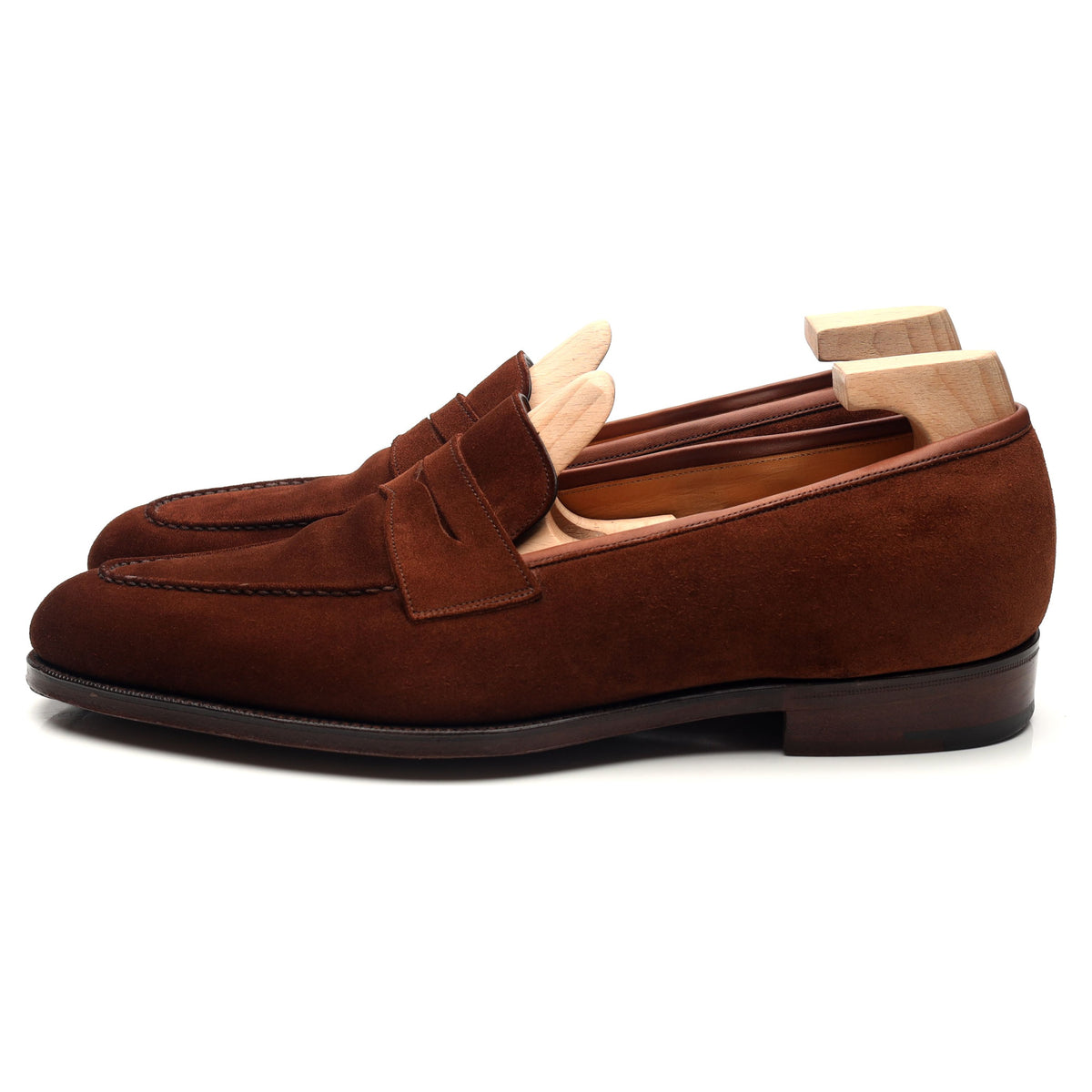 &#39;Chadwick&#39; Brown Suede Loafers UK 7.5 F