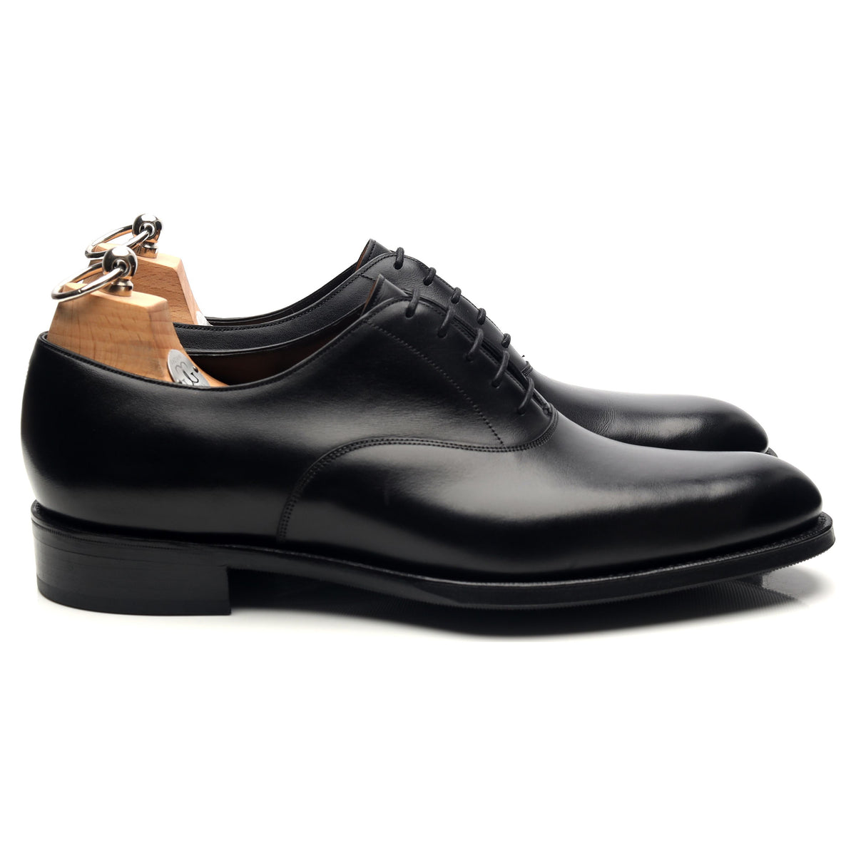 &#39;Hilton&#39; Black Leather Oxford UK 8 F