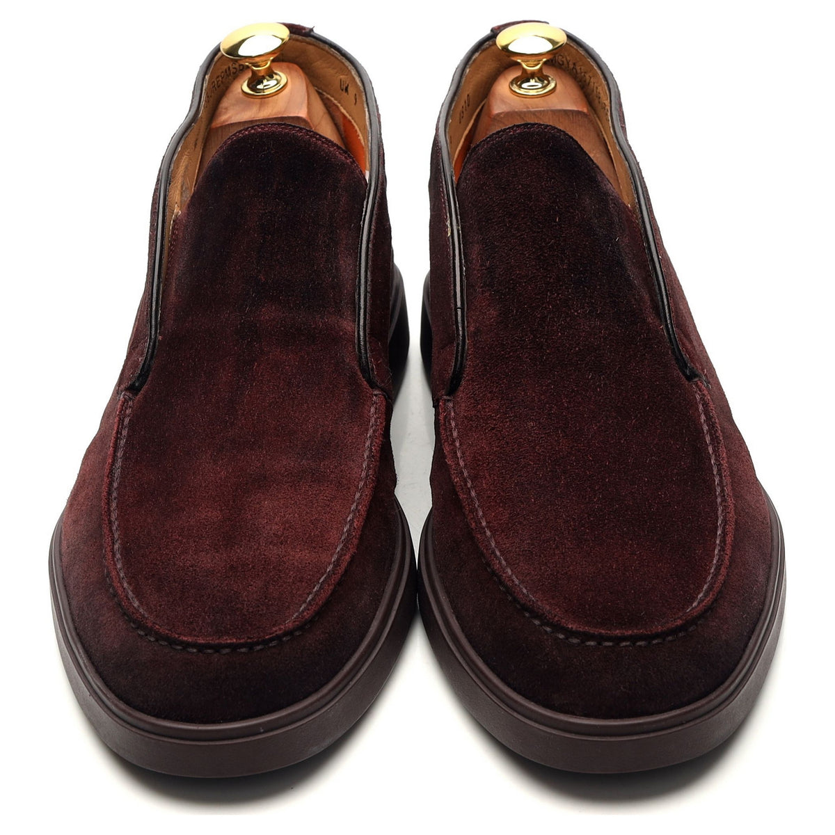 Burgundy Suede Chukka Boots UK 9