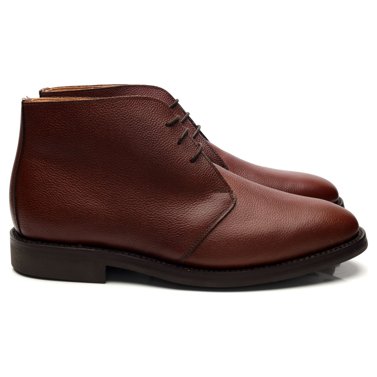 &#39;Holborn&#39; Tan Brown Leather Chukka Boots UK 8.5 G