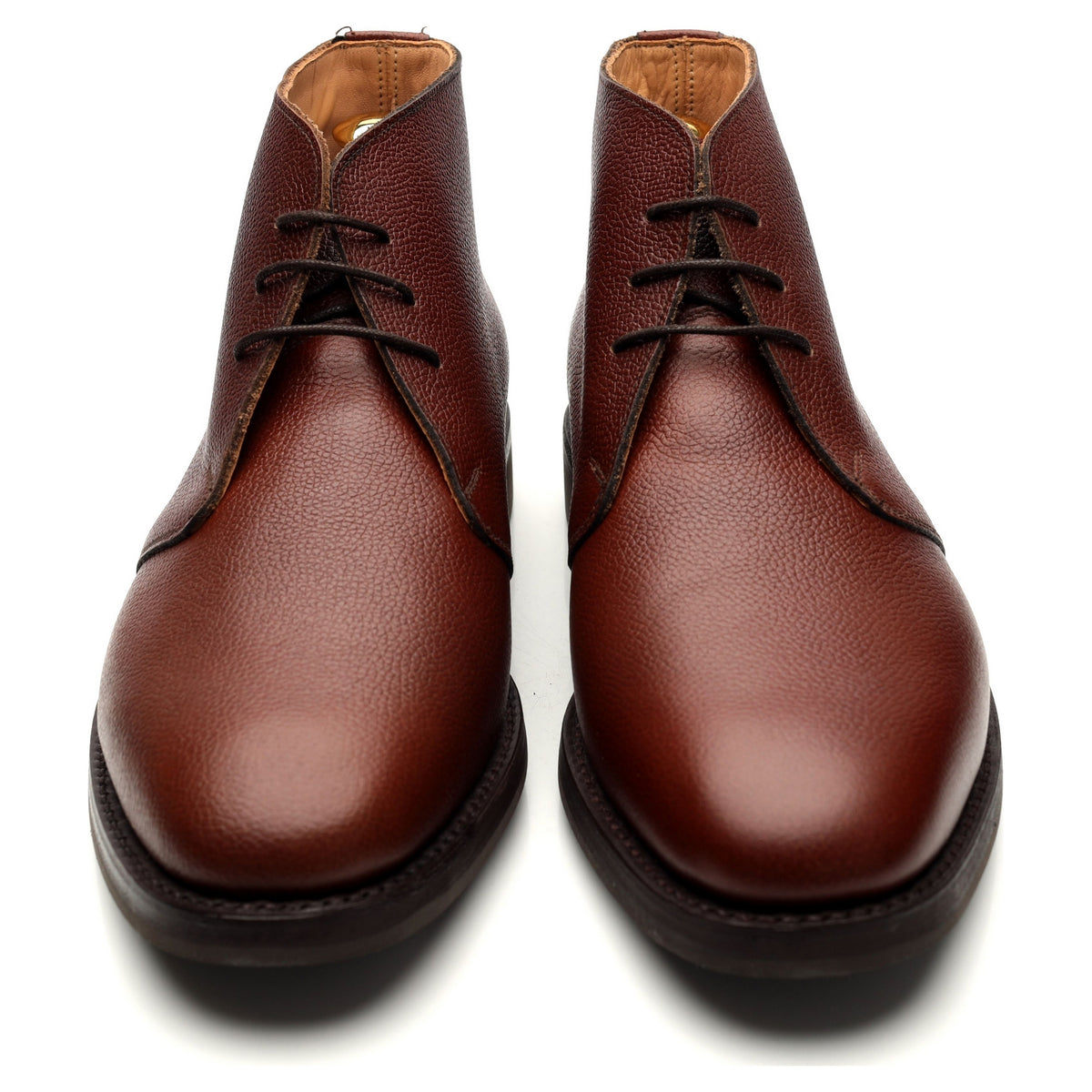 &#39;Holborn&#39; Tan Brown Leather Chukka Boots UK 8.5 G