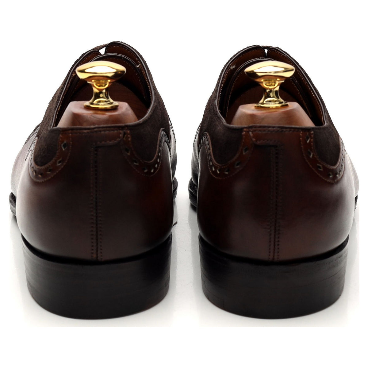 &#39;Wilfrid&#39; Brown Leather Oxford UK 8