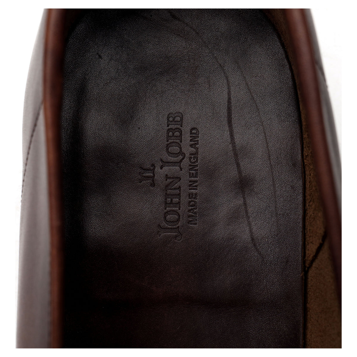 &#39;Ashley&#39; Brown Museum Leather Loafers UK 8.5 E