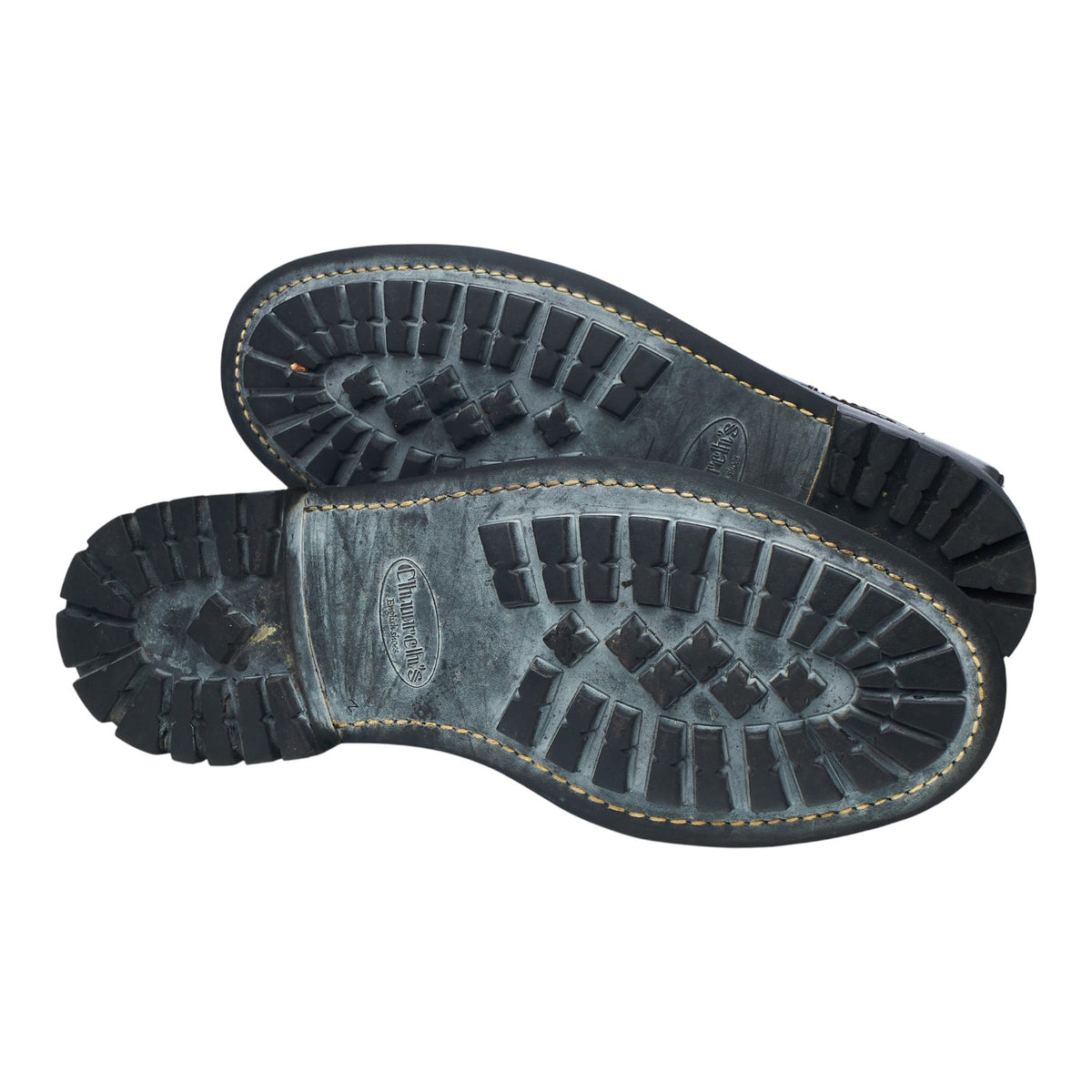 'McEntrye' Black Leather Brogue Chelsea Boots UK 10 G