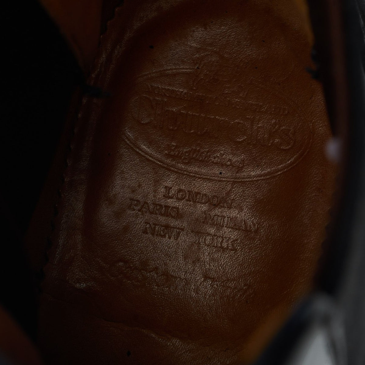 'McEntrye' Black Leather Brogue Chelsea Boots UK 10 G