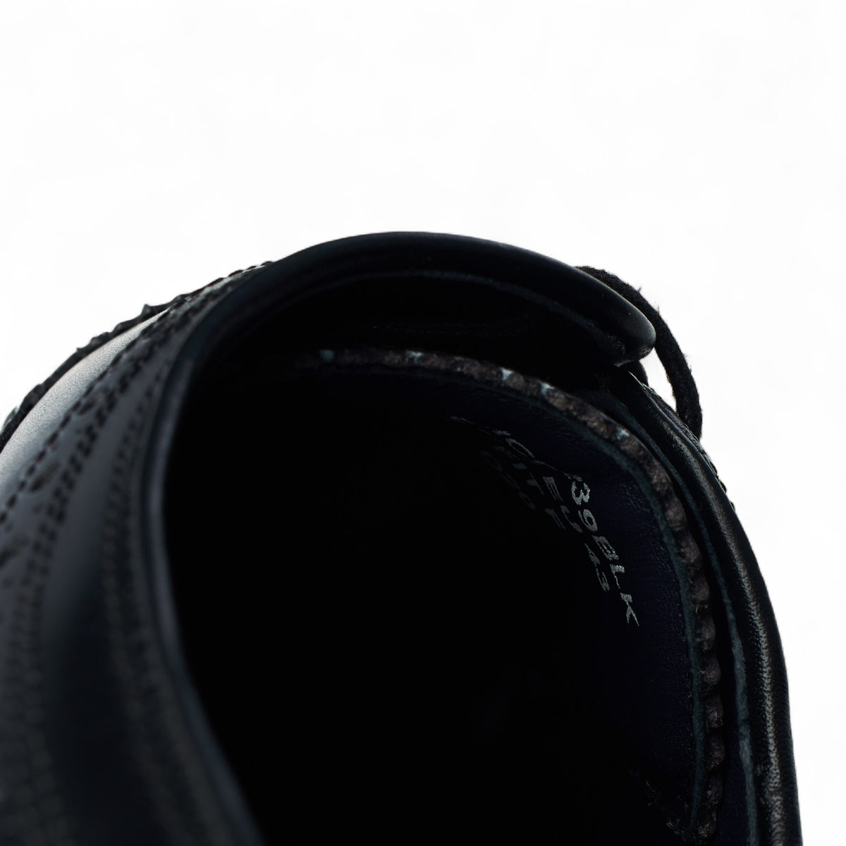 Charles Tyrwhitt Black Leather Derby Brogues UK 9 F