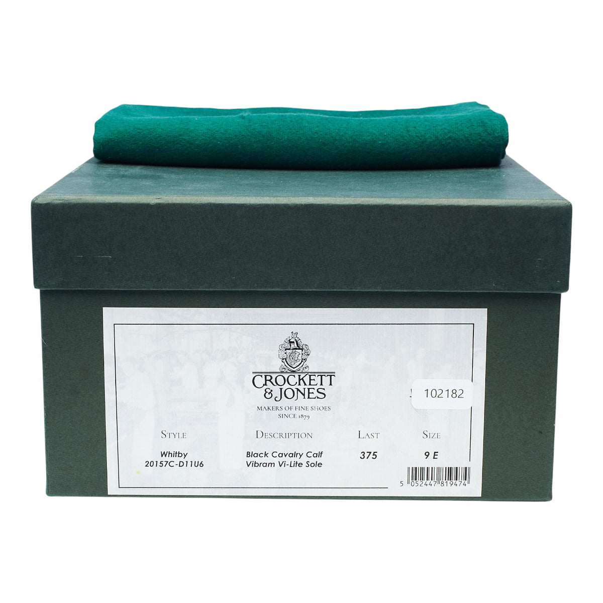 'Whitby' Black Leather Double Monk Strap UK 9 E