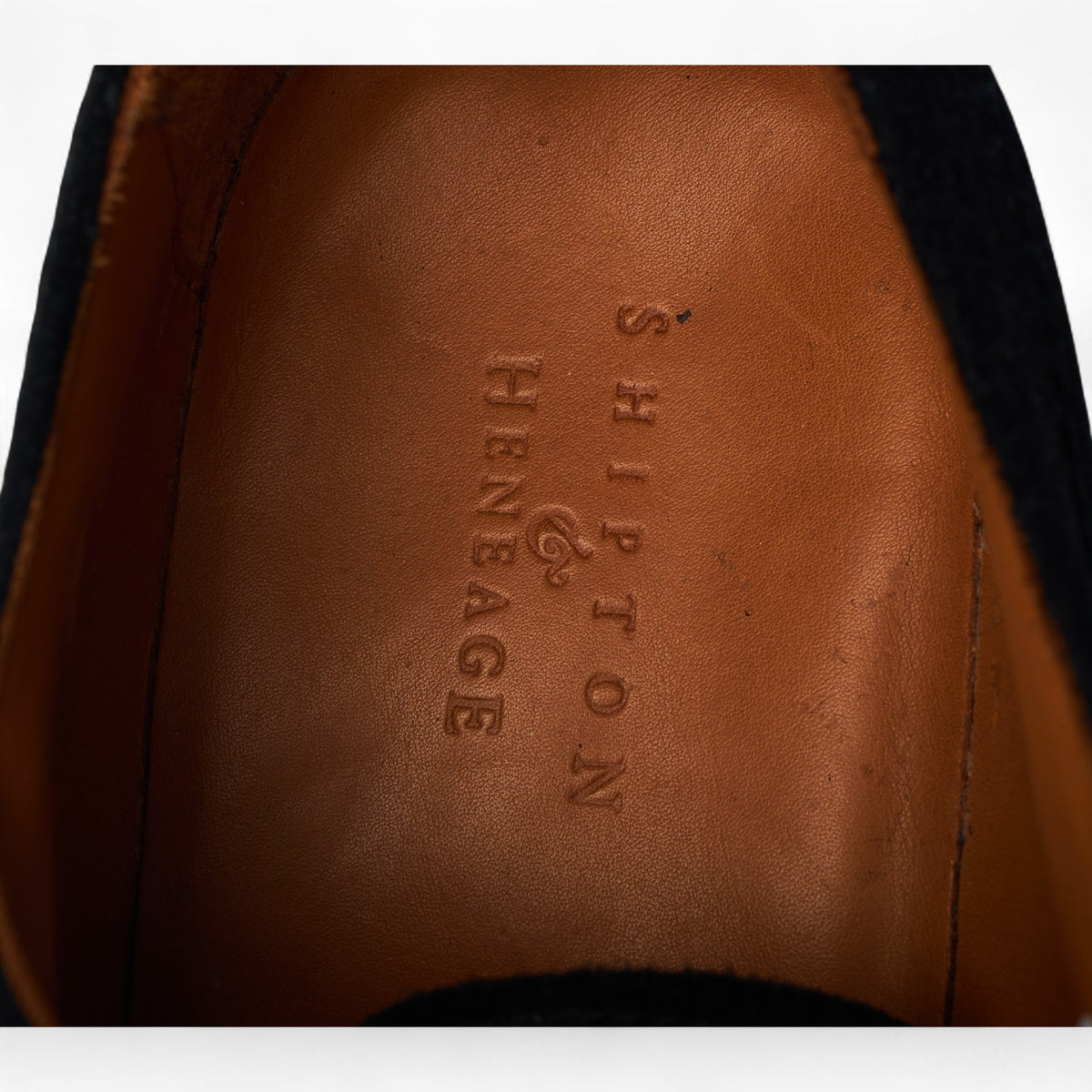 'Lark' Black Suede Oxford Brogues UK 7